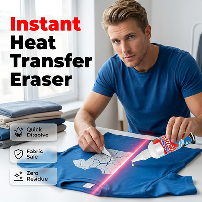 Fleckenentferner für Kleidung, Reiniger für Thermotransfer-Logos und Klebstoffe