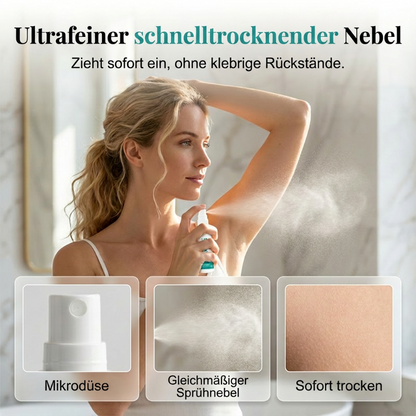 Langanhaltendes Antitranspirant-Spray 48 h Schutz, fleckenfrei & hautfreundlich – Ideal für Alltag & Sport 💪